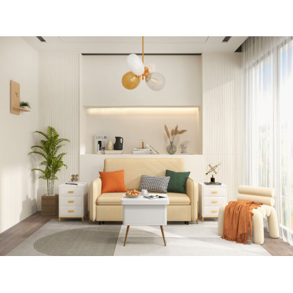 HMR - Modern 4-Light Glass Balloon Pendant Light in Multicolor