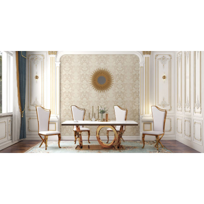 HMR - Brass 2-Light Wall Sconce for Bedroom in 15.4"L