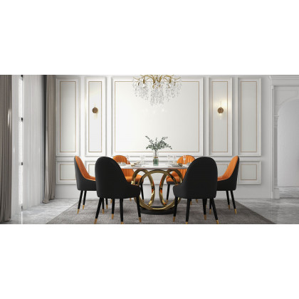HMR - Brass 2-Light Wall Sconce for Bedroom in 15.4"L