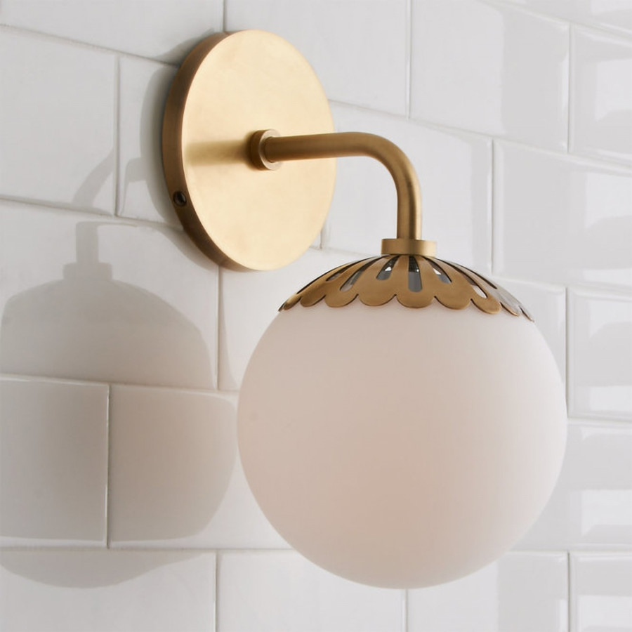 HMR - Worldgle Globe 1-Light Wall Sconce in 10.2"L