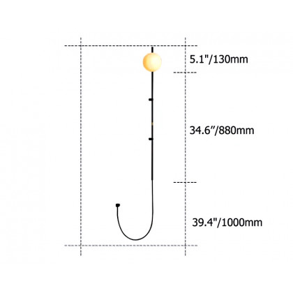 HMR - Modern Plug-in Wall Sconce
