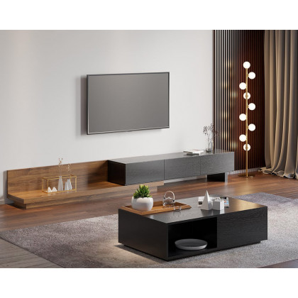 HMR Modern 9-Light Tree Floor Lamp with LED - Gold