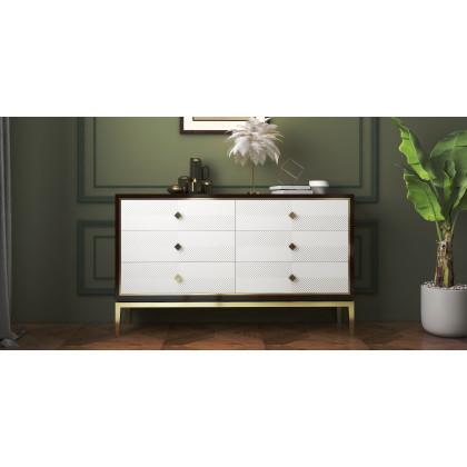 HMR Loftus Art Deco Gold Portable Table Lamp with Feather & USB Charging - White, No Dimmable