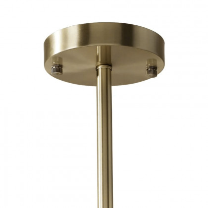 HMR - Worldgle Modern 6-Light Semi Flush Chandelier in Gold