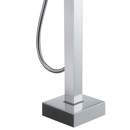 HMR - Dree Floor Mounted Faucet with Handheld Shower in Polished Chrome