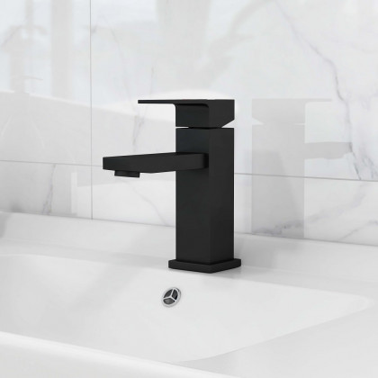 HMR - Dree Dree One Hole Sink Faucet in Matte Black, Brass