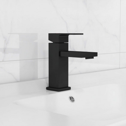 HMR - Dree Dree One Hole Sink Faucet in Matte Black, Brass