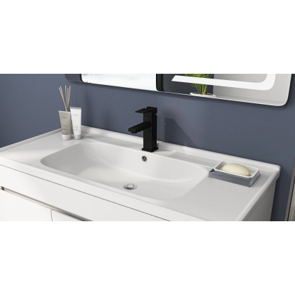 HMR - Dree Dree One Hole Sink Faucet in Matte Black, Brass