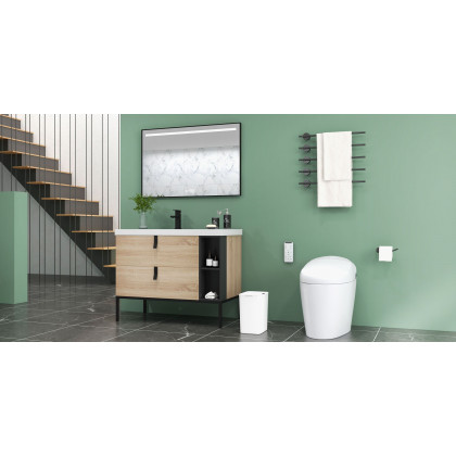 HMR - Dree Dree One Hole Sink Faucet in Matte Black, Brass