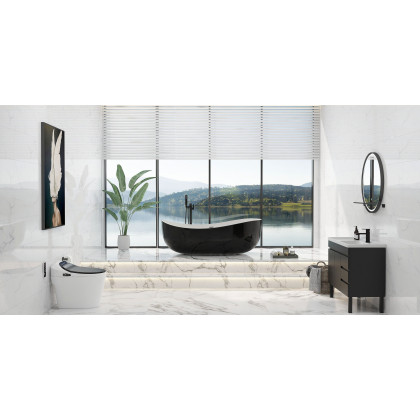 HMR - Dree Dree One Hole Sink Faucet in Matte Black, Brass