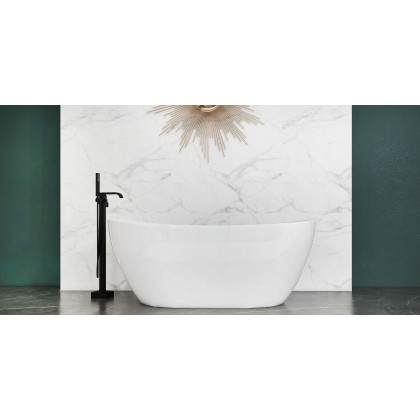 HMR - Dree Dree Floor Mounted Freestanding Faucet in Matte Black, Brass