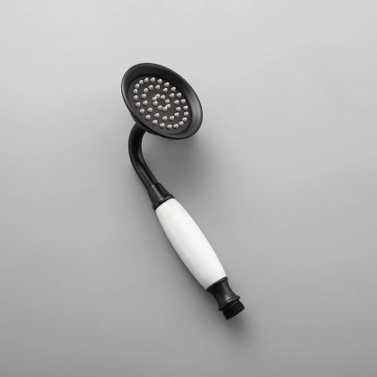 HMR - Chester Rainfall Showerhead with Handheld Shower and Exposed Shower System in Antique Black