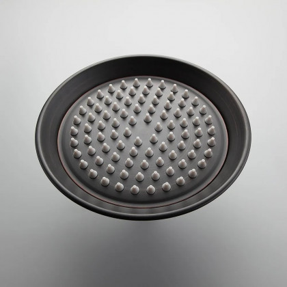 HMR - Chester Rainfall Showerhead with Handheld Shower and Exposed Shower System in Antique Black