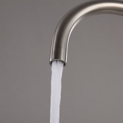 HMR - Brewst Freestanding Faucet with Hand Shower in Brushed Nickel, Brass