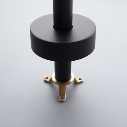 HMR - Brewst Freestanding Tub Filler Faucet in Matte Black, Brass
