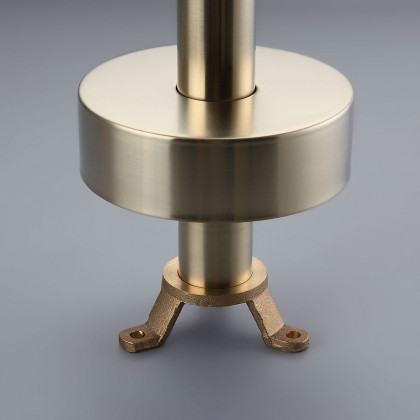 HMR - Brewst Floor Mounted Spout Faucet in Brass
