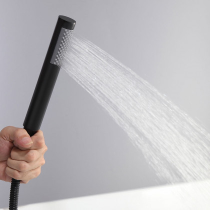 HMR - Brewst Gooseneck Freestanding Filler Faucet in Matte Black