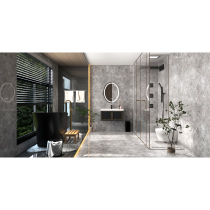 HMR - Brewst Freestanding Tub Filler Faucet in Brass, Brushed Gold