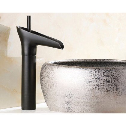 HMR - Ashfie Classic Single Tall Waterfall Basin Mixer Tap
