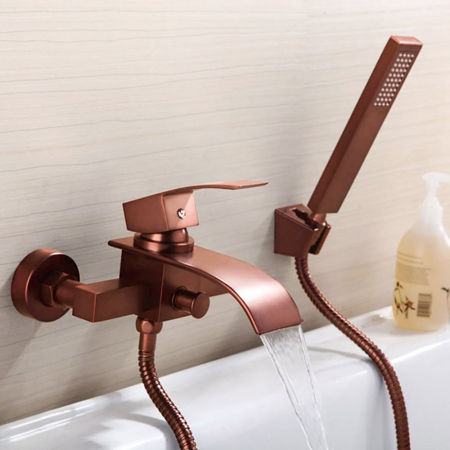 HMR - Milly Waterfall Wall-Mount Faucet and Handshower in Oil Rubbed Bronze