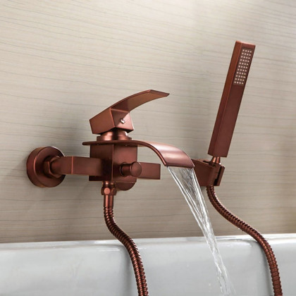 HMR - Milly Waterfall Wall-Mount Faucet and Handshower in Oil Rubbed Bronze