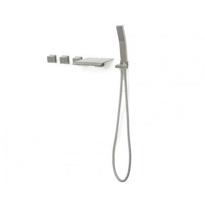 HMR - Moda Wall Mounted Tub Filler Faucet in Brushed Nickel