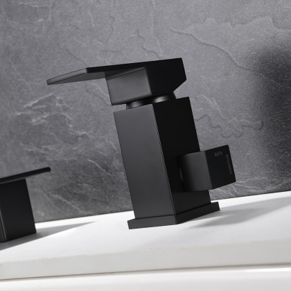 HMR - Moda Waterfall Filler Faucet with Handshower in Matte Black, Brass