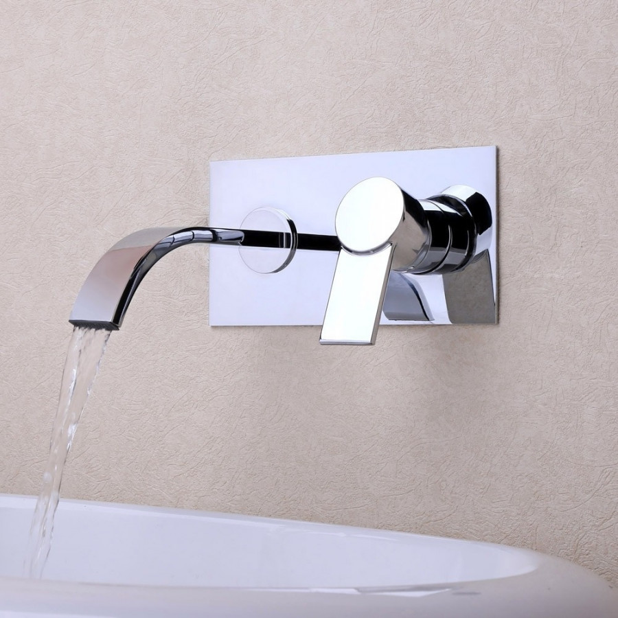 HMR - Virt Wall Mount Sink Faucet in Chrome