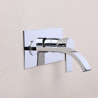 HMR - Virt Wall Mount Sink Faucet in Chrome