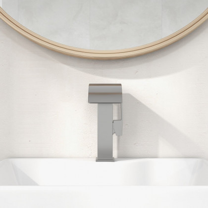 HMR - Milly Single Handle Waterfall Vessel Sink Faucet in Compression 3/8" Waterlines