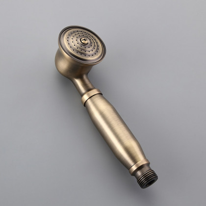 HMR - Rainfall Exposed Shower Fixture with Tub Spout in Antique Brass
