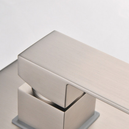HMR - Square Shower Valve and Trims in Brushed Nickel, Solid Brass