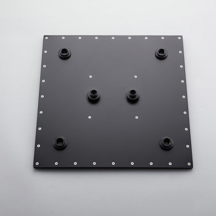 HMR Thermostatic 20" Shower System with Handheld Shower - Matte Black