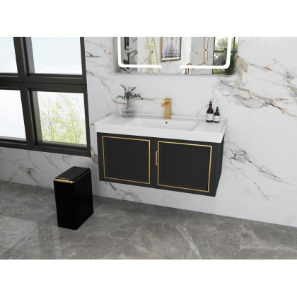 HMR - Deck Mounted One-Hole Single Handle Bathroom Sink Faucet in Vland Stylish Luxury