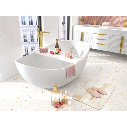 HMR - Deck Mounted One-Hole Single Handle Bathroom Sink Faucet in Vland Stylish Luxury