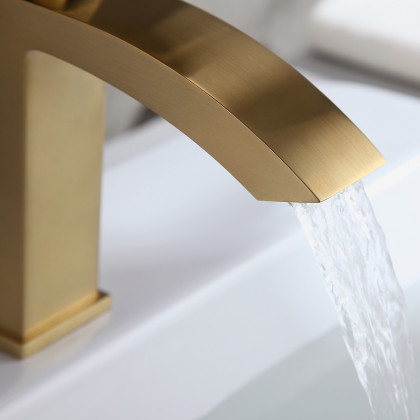HMR - Single Hole Deck Mounted Bathroom Sink Faucet