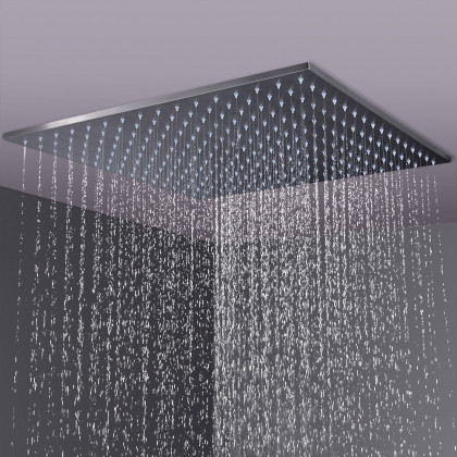 HMR - Flush Mount Shower System with Hand Shower and Body Jets in Thermostatic Shower Valve