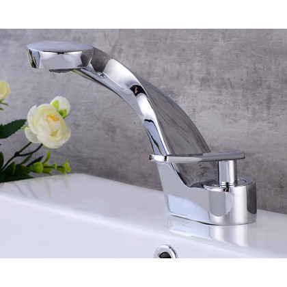HMR - Modern Creative Single Hole Bathroom Sink Faucet