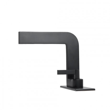 HMR - Waterfall Single Handle Bathroom Sink Faucet with Escutcheon