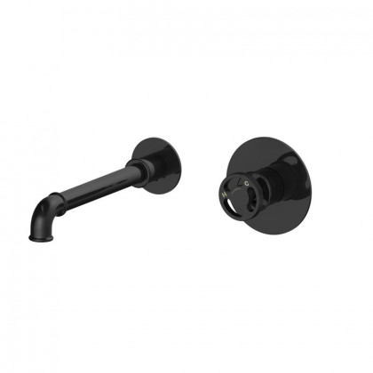 HMR - Ruth Wall Mounted Sink Faucet Single Handle in Matte Black