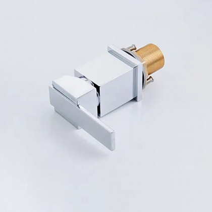 HMR Waterfall Deck-Mount Roman Tub Faucet with Handshower - Chrome