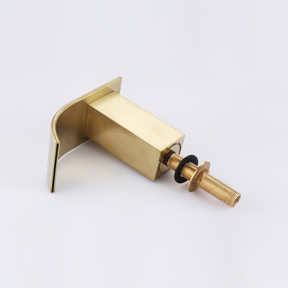 HMR - Double Handle Sink Faucet Solid Brass in Milly