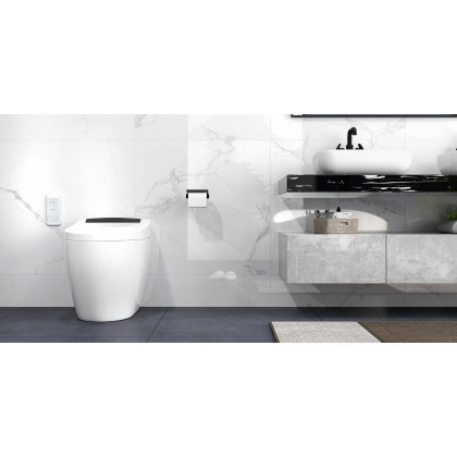 HMR - Industrial Style Bathroom Vessel Sink Faucet with 2-Handle Solid Brass in Matte Black