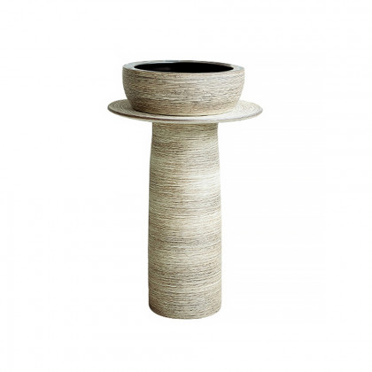 HMR - Pedestal Sink Wash Sink Outdoor and Indoor in Kaolin Clay