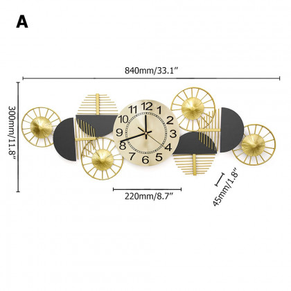 HMR - Luxury Wall Clock Decor