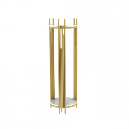HMR - Metal 2-Tiered Plant Stand for Indoor in 35.4"