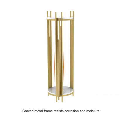 HMR - Metal 2-Tiered Plant Stand for Indoor in 35.4"