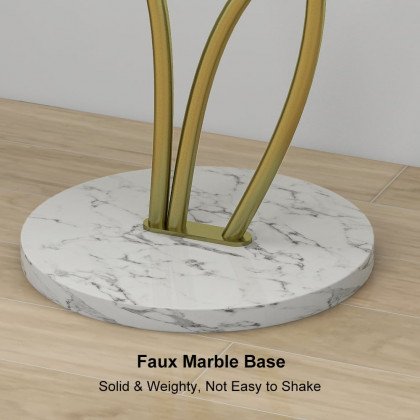 HMR - Metal Indoor 3-Tier Corner Planter in Gold