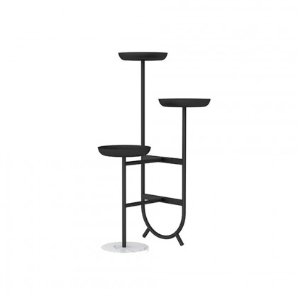 HMR - Chic Unique Shaped Metal Standing Plant Stand