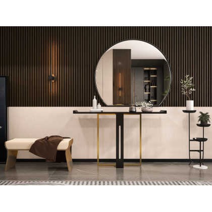 HMR - Chic Unique Shaped Metal Standing Plant Stand